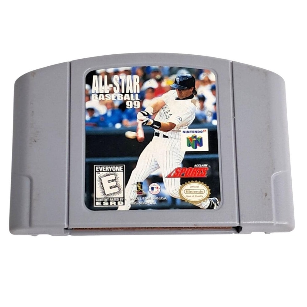 N64 Game All-Star Baseball 99  Authentic Tested Working Cartridge Only